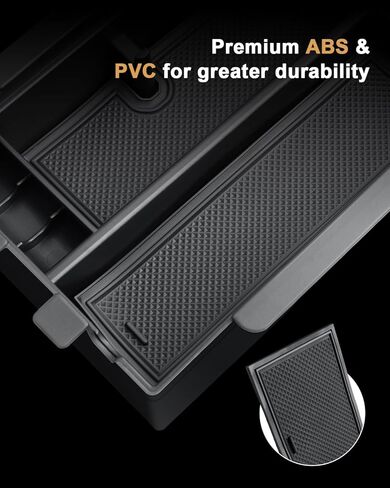 Center Console Organizer Set For 2024-2026 Subaru Crosstrek/Hybrid - 3 Pcs Double-Layer Armrest Box Organizer + Hanging Middle Console Organizer + TPE Cup Holder For 2024-2026 Crosstrek Accessories in Kuwait