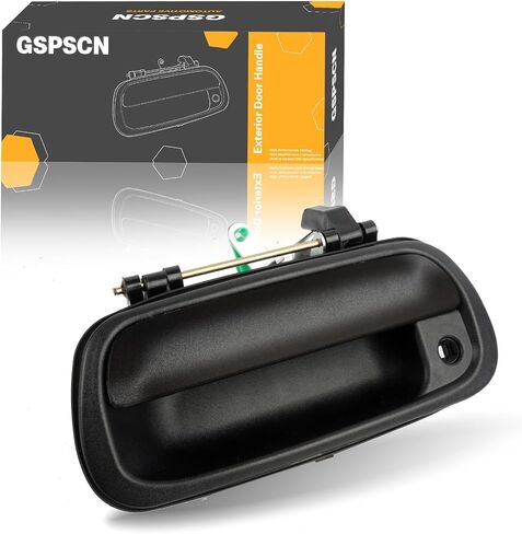 GSPSCN Tailgate Handle Assembly - Compatible with 2000-2006 Toyota Tundra - Upgraded Metal - Exterior Liftgate Latch Handle w/Keyhole - OEM# 69090-0C030-C0, 69090-0C010, 80866, TO1915110 in Saudi Arabia
