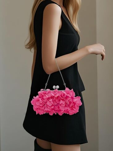 Evening Bags for Women Formal Floral Clutch Purses for Women Wedding Cocktail Party Prom Purse Dressy Handbags in Saudi Arabia