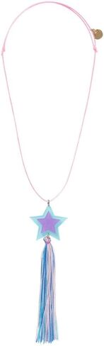 Alexa Star Necklace with Blue & Purple Acrylic Charm, Nickle-Free, Adjustable up to 26 inches in Saudi Arabia