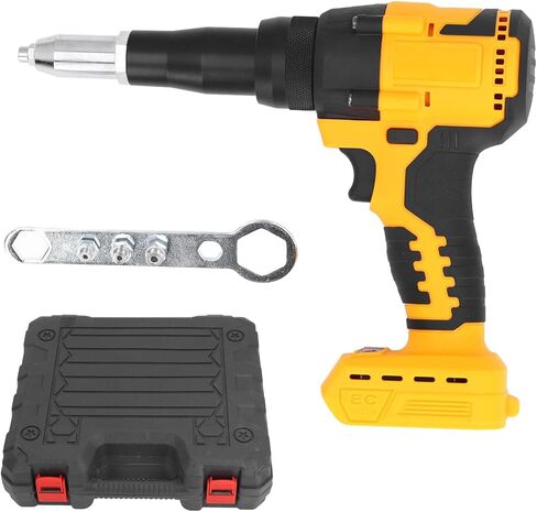 أداة برشام yunseity cordless ، برشام أوتوماتيكي كهربائي بدون فرش مع ضوء LED ، قوة سحب 3.2 - 4.8 مم ، مواد ABS ، تطبيقات واسعة ، لبطارية DCB206 DCB207 DCB208 in Saudi Arabia