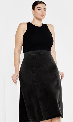 المدينة الأنيقة النسائية بالإضافة إلى التنورة التنورة الدنيم مرحبا لو in Kuwait