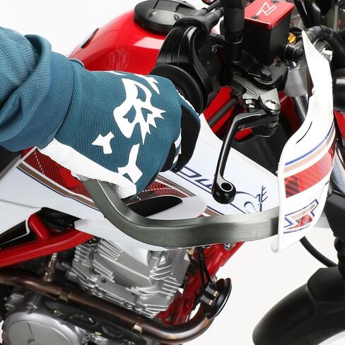 Zeta Drop Down Bend Aluminum Handguards (Pair) for 7/8" Handlebars Black in Saudi Arabia