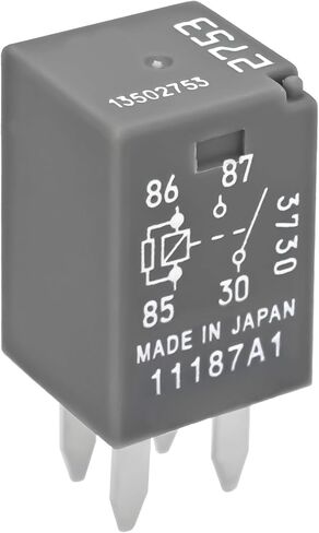 13502753 2753 Automotive Relays (Pack of 2) – 12VDC 20A 4-Pin Mini Micro Multi-Purpose Relays for Chevy Cadillac Seville, SLS, SRX, CTS, ATS in Kuwait