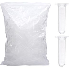 أنابيب طرد مركزي سعة 10 مل، 200 قطعة من الأنابيب المخروطية المعقمة، أغطية لولبية مانعة للتسرب (أزرق)، حاوية بلاستيكية مع علامات Gra0duated وكتابة، غير بيروجينية، خالية من DNase/RNase، (عبوة من حقيبتين) in Kuwait