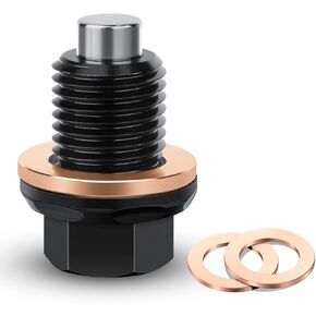 (20Pcs) M12 (12 * 18 * 1.5) Oil Drain Plug Red Copper Gaskets Crush Washers Seal Ring Replacement for Select Models DFL-044 in Kuwait