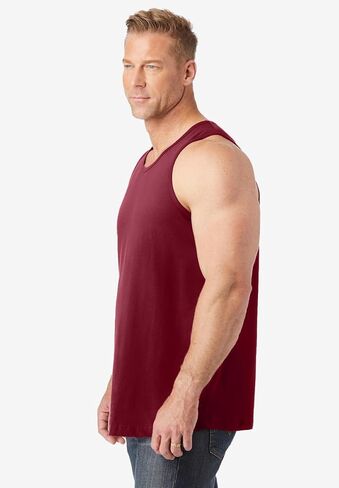 KingSize Men's Big & Tall Shrink-Less Lightweight Tank in Saudi Arabia