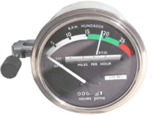RAParts AR50402 Tachometer with White Needle Fits John Deere 3010 4000 4010 4020 4320 4520 4620 5010 5020 6030 in Saudi Arabia