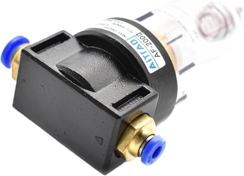 AF2000 AF2000-02 1/4 Source Processor Copper Filter Air Pump Filter Oil and Water Separator Pneumatic Components Air Compressor(AF2000-EU-Fittings,10MM) in Saudi Arabia