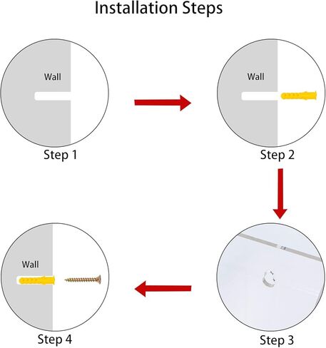 Yeeco Acrylic Remote Control Holder Wall Mount 2 Compartments, Black Remote Holder Wall Mount, 5.3’’×1.6’’×5.6’’ Wall Pen Holder, Pen Holder for Wall, Remote Control, Pens, Makeup, Key in Kuwait