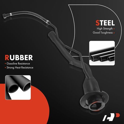 A-Premium Fuel Tank Filler Mipe Hose متوافق مع Ford F-150 2009 V8 4.6L 5.4L Stepside ، استبدل# 9L3Z9034D 9L3Z9034H in Saudi Arabia