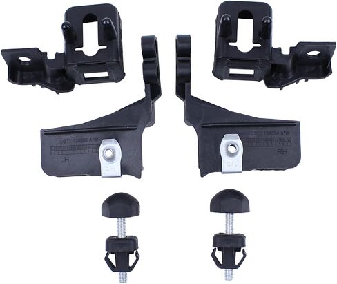 Motoku 3 Pair Hood Pumper Stopper و Headlight Mount Bracket for Ford Fusion for Lincoln MKZ 2013-2016 in Saudi Arabia