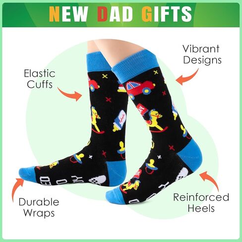 Bebila Funny Gifts For Men Gifts Idea For New Dad Funny Socks Gifts for Dad Uncle Brother Son Husband in Kuwait