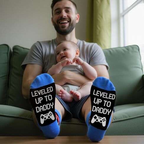 Bebila Funny Gifts For Men Gifts Idea For New Dad Funny Socks Gifts for Dad Uncle Brother Son Husband in Kuwait
