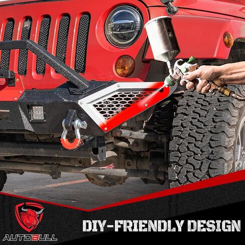 المصد الخلفي-متوافق مع 2018-2024 JP Wrangler JL/JLU ، المصد الموجود على الطرق الوعرة على الطرق in Kuwait