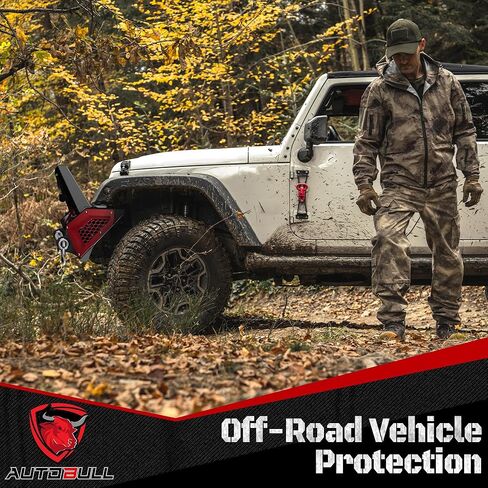 المصد الخلفي-متوافق مع 2018-2024 JP Wrangler JL/JLU ، المصد الموجود على الطرق الوعرة على الطرق in Kuwait