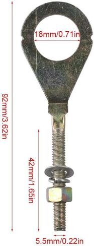 2pcs 18mm dia Hole Silver Silver -stair assle assle ancled ancleder trainener for stariked stergike for ZJ125 in Saudi Arabia