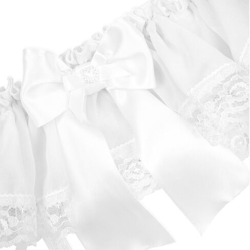 Satini Frilly Lace Sissy Chiffon Sheer Garter Suspender Belt Lingerie Knickers in Saudi Arabia