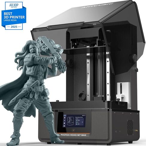 ANYCUBIC Photon Mono M7 PRO 14K Resin 3D Printer, 170mm/h Fast Printing, 10.1'' Mono LCD with COB LighTurbo 3.0 Source, Dynamic Temperature Control Resin Vat, Build Volume 8.77''x4.96''x9.05'' in Kuwait