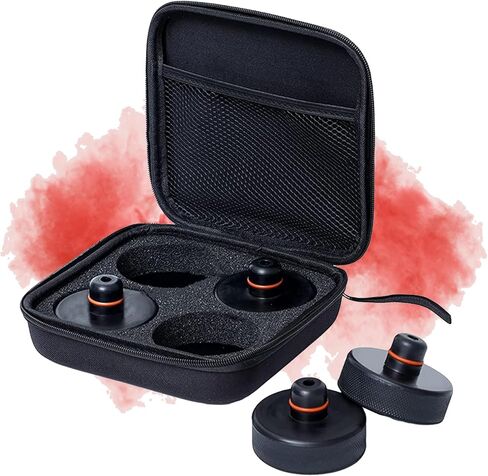 Lifting Jack Pad for Tesla Model 3/S/X/Y, Tesla Jack Pucks Accessories with Storage Case, 4PCS Car Tire Lift Jack Point Protect Blocks, Heavy Duty Rubber Jack Pads for Tesla Vehicles in Kuwait
