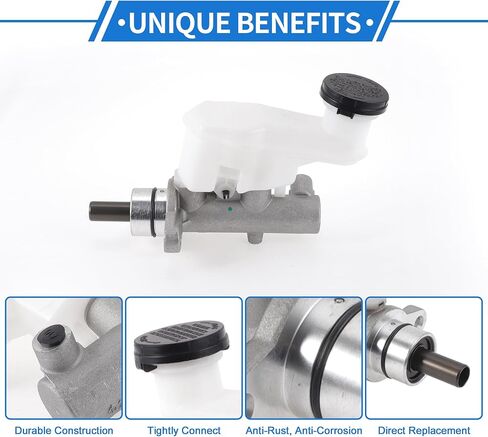 أسطوانة Master Brake مع الخزان رقم 5110054G60 لـ Suzuki Aerio 2002-2003 2006-2007 سبيكة ألمنيوم أسطوانة هيدروليكية ، البلاستيك 1 PC in Saudi Arabia
