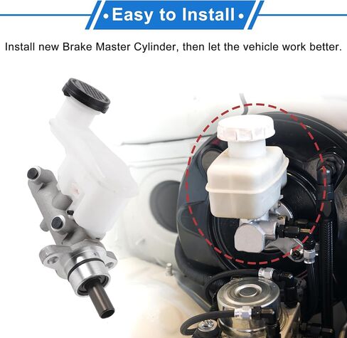 أسطوانة Master Brake مع الخزان رقم 5110054G60 لـ Suzuki Aerio 2002-2003 2006-2007 سبيكة ألمنيوم أسطوانة هيدروليكية ، البلاستيك 1 PC in Saudi Arabia