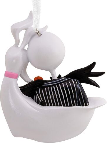 هولمارك ديزني تيم بيرتون The Nightmare قبل عيد الميلاد جاك Skellington و Zero Christmas Ornament in Kuwait