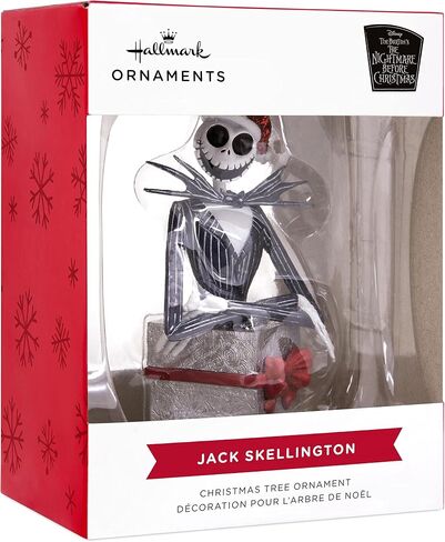 هولمارك ديزني تيم بيرتون The Nightmare قبل عيد الميلاد جاك Skellington و Zero Christmas Ornament in Kuwait