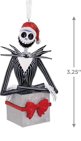 هولمارك ديزني تيم بيرتون The Nightmare قبل عيد الميلاد جاك Skellington و Zero Christmas Ornament in Kuwait