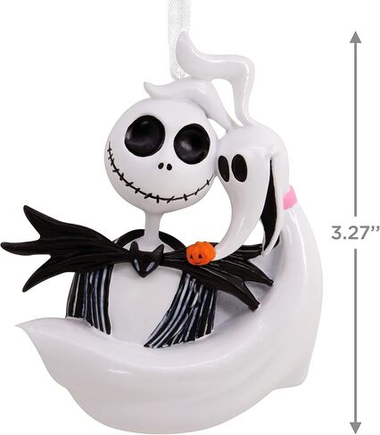 هولمارك ديزني تيم بيرتون The Nightmare قبل عيد الميلاد جاك Skellington و Zero Christmas Ornament in Kuwait