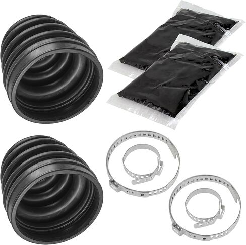 Caltric Rear Axle Outer Inner Cv Boot Kit Compatible with Polaris Ranger 500 2X4 4X4 6X6 2005 in Saudi Arabia