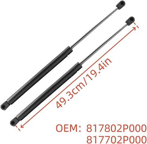 السيارة الخلفية الحذاء الخلفي غاز غاز مثبط صدمة متوافقة مع Kia Sorento MK2 XM 2009-2015 817802P000 (500 مم) in Saudi Arabia