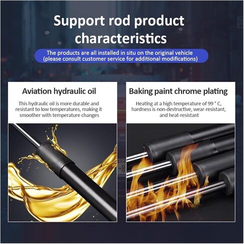 غاز الباب الخلفي المتوافق مع Kia Sportage 2017 ~ 2022 صدمة الأبواب الخلفية مثبط متوافق مع KX5 QL MK4 رفع قضيب القضيب يدعم accessorie STRUT SCRUT (1pcs) in Kuwait