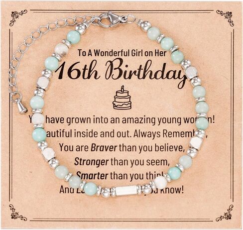 16th Birthday Gifts for Daughter Niece Granddaughter Bday Jewelry Sweet 16 Year Old Birthday Bracelet in Saudi Arabia