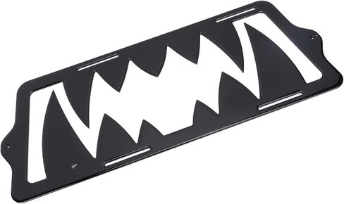 Tooth Shaped Front Grille Insert, Unique Look Bumper Center Grille Replacement for Polaris 2015 2025 Crafted from Premium ABS Materials (Red) in Saudi Arabia
