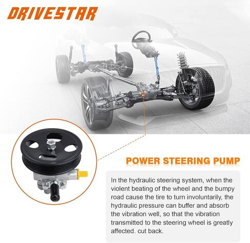 Drivestar 21-5450 مضخة التوجيه السلطة ، FIT 2004-2006 لنيسان Altima/Sentra ، 2.5L in Saudi Arabia
