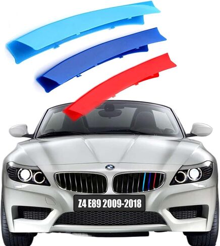 McOlored Clips متوافقة مع 19-25 BMW Z4 G29 FIT 20I 30I M40I ROADSTER 2019 2020 2021 2022 2023 2024 2025 Stripe Grille Grill Insert in Kuwait
