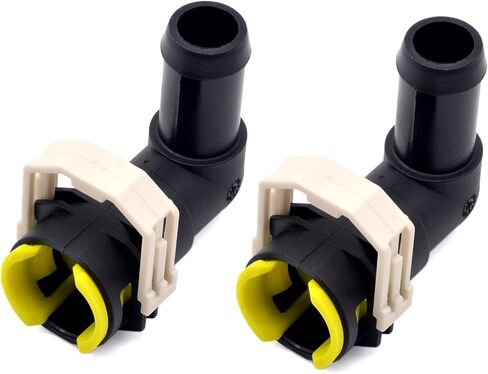 2PCS تبريد موصل خرطوم المياه أنبوب موصل متوافق مع MAZDA 3 CX-7 CX-9 2007 2008 2008 2010 2011 2013 B37F-61-240 in Saudi Arabia
