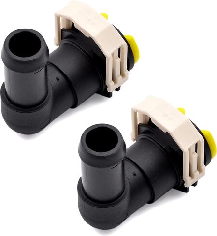 2PCS تبريد موصل خرطوم المياه أنبوب موصل متوافق مع MAZDA 3 CX-7 CX-9 2007 2008 2008 2010 2011 2013 B37F-61-240 in Saudi Arabia