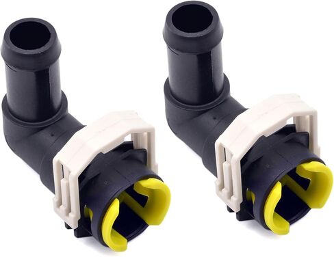 2PCS تبريد موصل خرطوم المياه أنبوب موصل متوافق مع MAZDA 3 CX-7 CX-9 2007 2008 2008 2010 2011 2013 B37F-61-240 in Saudi Arabia