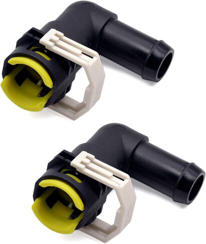 2PCS تبريد موصل خرطوم المياه أنبوب موصل متوافق مع MAZDA 3 CX-7 CX-9 2007 2008 2008 2010 2011 2013 B37F-61-240 in Saudi Arabia
