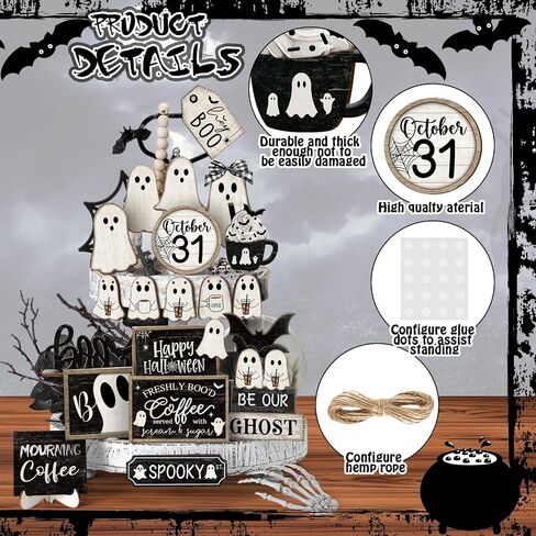 25 Pcs Back to School Tiered Tray Decor Set Fun Appreciation Wood Signs Decorative Book School Bus Table Centerpiece Back to School Decorations Farmhouse Sign for Centerpiece Party Decor in Saudi Arabia