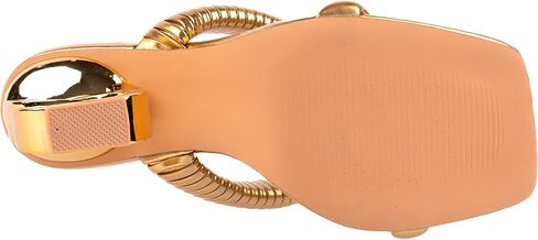 Ninety Union Raddle Metallic Heel Pleaded Two Band Slide in Saudi Arabia