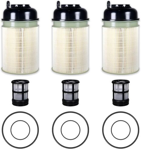 Fuel Filter Element Replace PF9908 A4720900551 A4720900651 FK13834 L5104F for Detroit DD13 DD15 DD16 for Freightliner M2 Cascadia Western Star 2013-2019 (Pack of 1) in Saudi Arabia