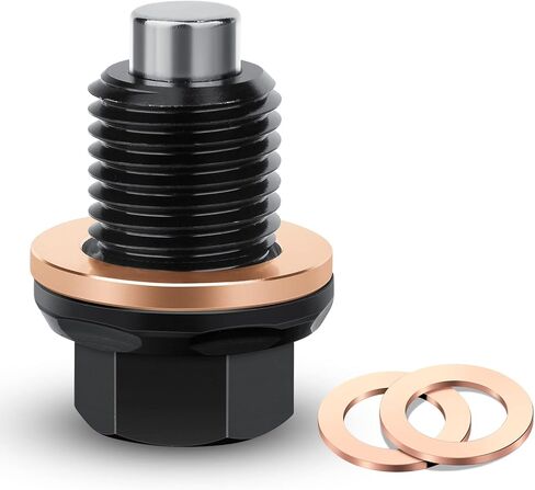 (20Pcs) M12 (12 * 18 * 1.5) Oil Drain Plug Red Copper Gaskets Crush Washers Seal Ring Replacement for Select Models DFL-044 in Kuwait