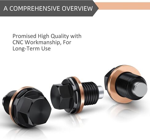 (20Pcs) M12 (12 * 18 * 1.5) Oil Drain Plug Red Copper Gaskets Crush Washers Seal Ring Replacement for Select Models DFL-044 in Kuwait