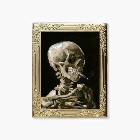 REAL SIC - Art Frame Enamel Pin - Premium Gold-Plated Frame with Famous Artist Masterpiece Prints, Van Gogh, Cezanne, Klimt, Rousseau - Perfect for Jackets, Hats, Backpacks, Gift Giving, and in Saudi Arabia
