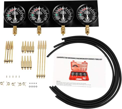 XMT-MOTO Motorcycle Fuel Vacuum Carburetor Synchronizer carb sync Gauge Fit Honda Yamaha in Kuwait