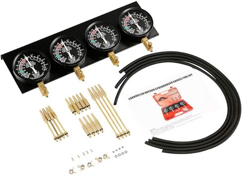 XMT-MOTO Motorcycle Fuel Vacuum Carburetor Synchronizer carb sync Gauge Fit Honda Yamaha in Kuwait