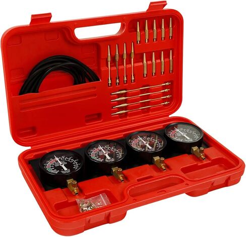 XMT-MOTO Motorcycle Fuel Vacuum Carburetor Synchronizer carb sync Gauge Fit Honda Yamaha in Kuwait